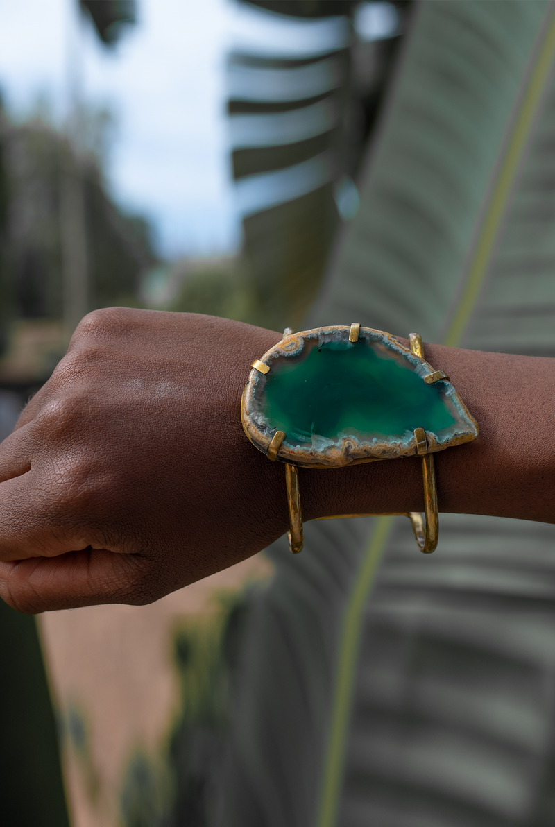 Nile Agate Minimalist Bracelet