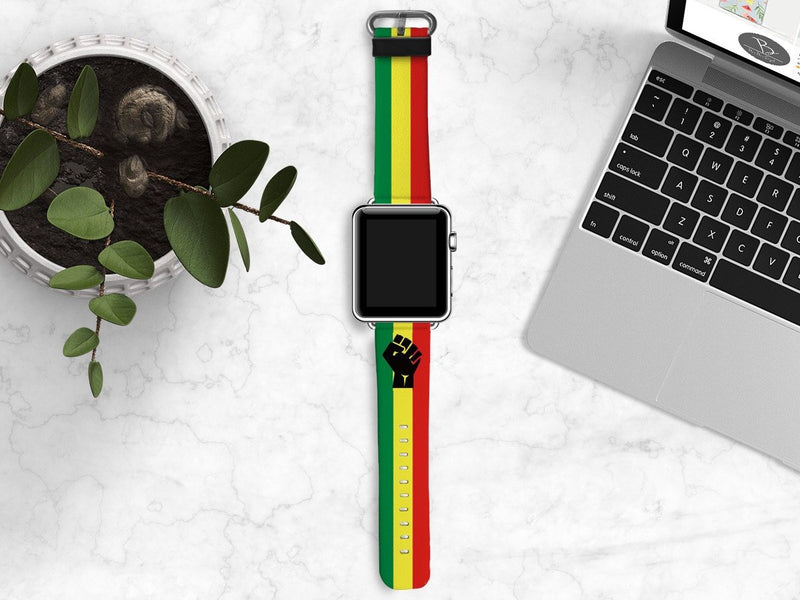 Black Power Apple Watch Bands